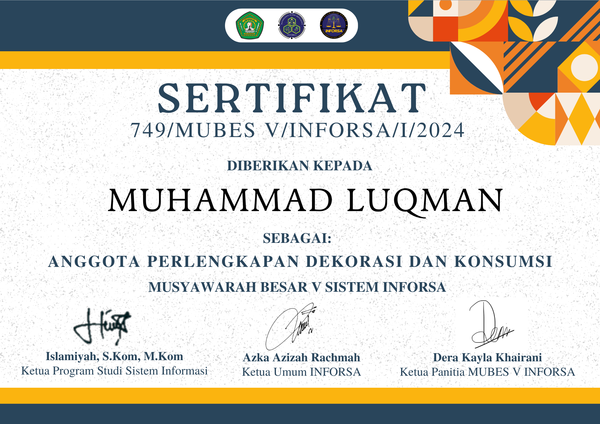 Musyawarah Besar Sistem Informasi